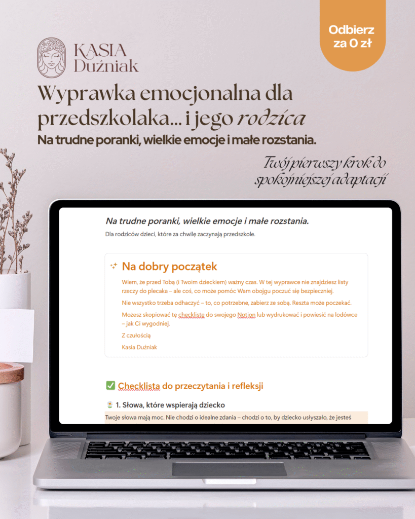 akiet wsparcia dla mam na czas adaptacji. Emocjonalna wyprawka do przedszkola